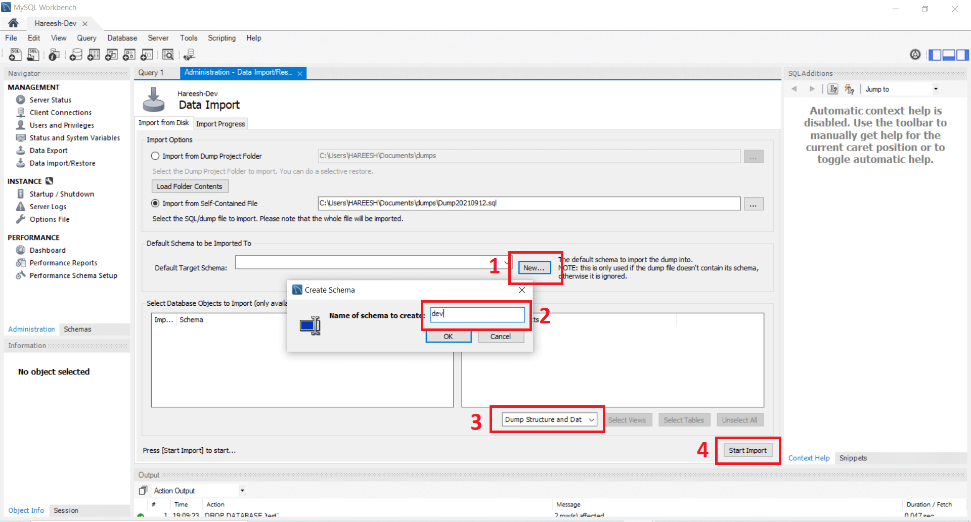 MySQL Import Dump MySQL Technical Topic Hareesh Soni Blog